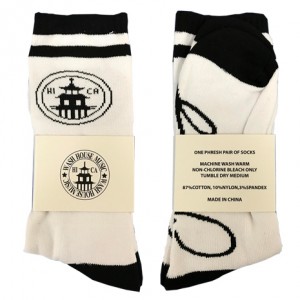 SOCKS BLK WHT